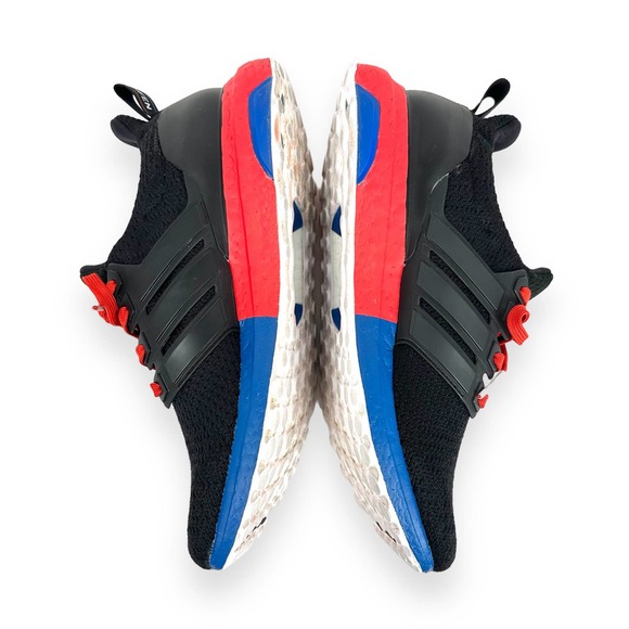 Adidas UltraBoost DNA Core Black Lush Red Running Sneaker Sz 7 Youth 8.5 Womens - Picture 6 of 14